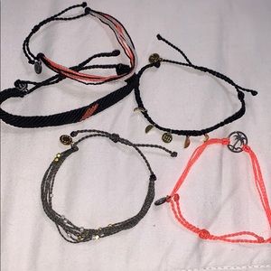5 random Pura Vida bracelets